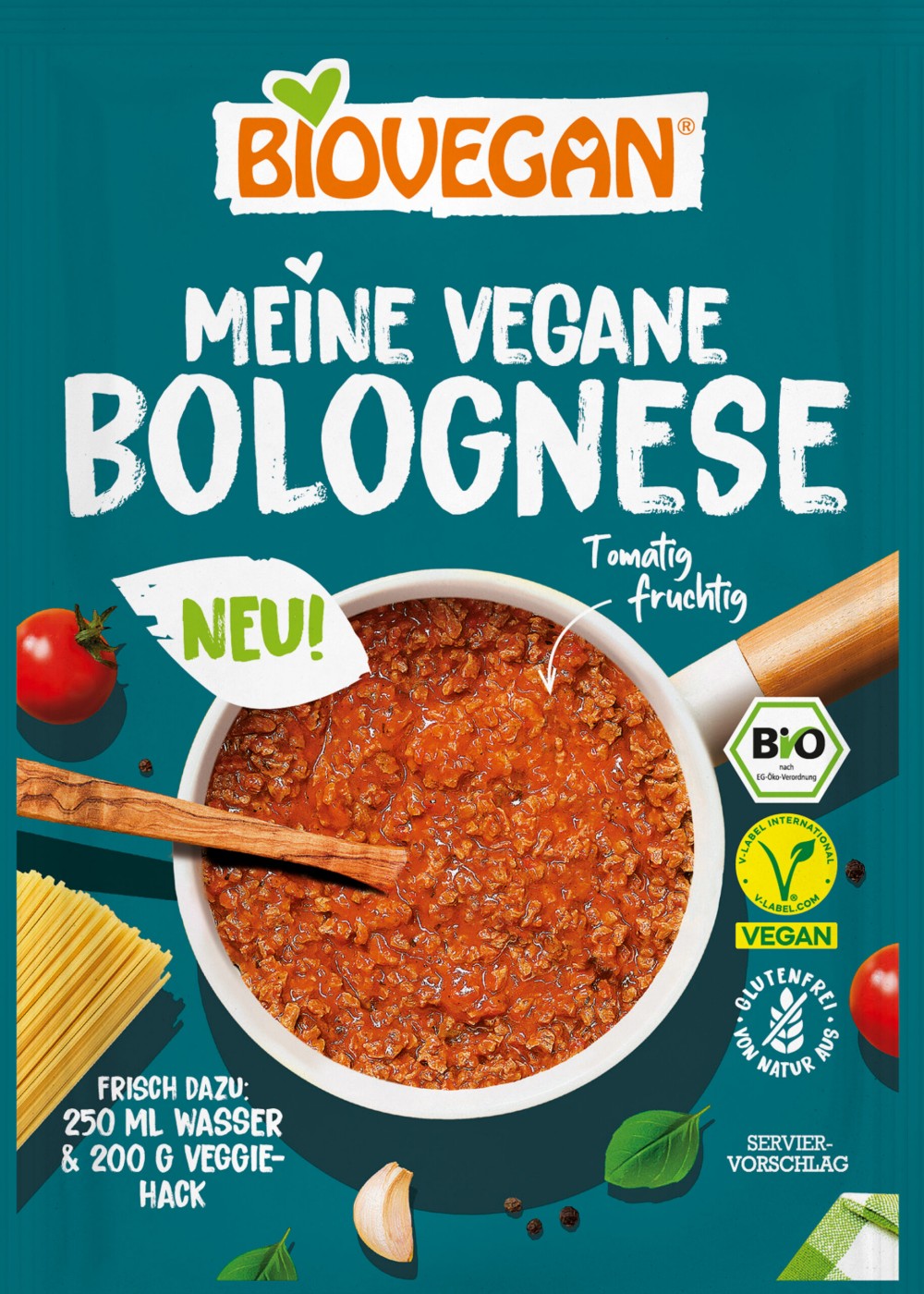 Salsa boloesa orgnica - sin gluten